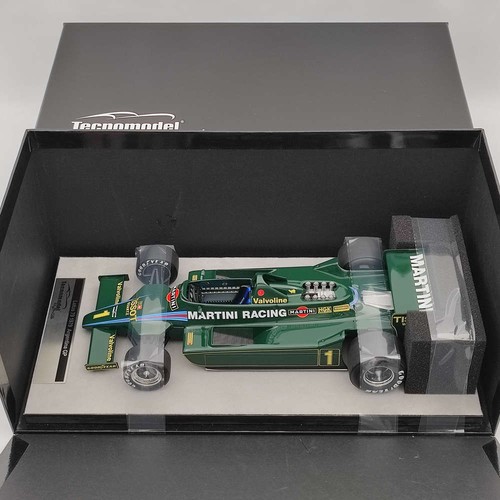 Coche Tecno 1/18 Mythos Series Lotus 79 1979 #1 GP Argentina TM18-287B Modelo Resina - Imagen 11 de 12