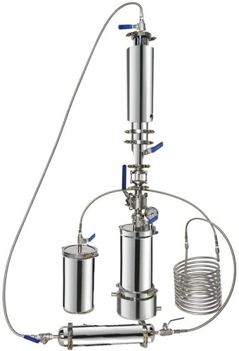 Cámara de vacío extractora de circuito cerrado con chaqueta de 1 libra para extracto de planta - Imagen 2 de 12