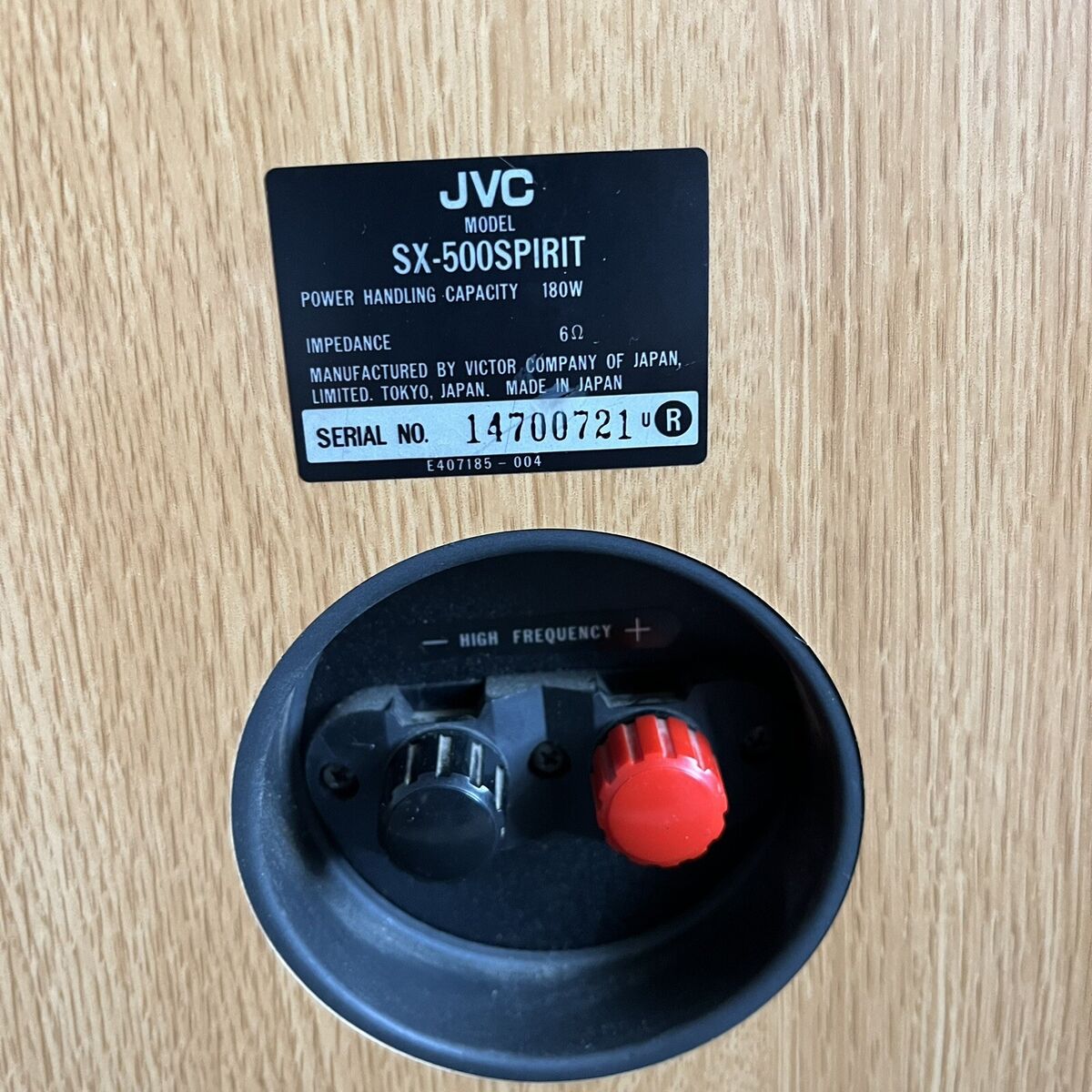 JVC Victor SX-500 Spirit Bookshelf Speaker Made in Japan JVC Victor SX-500 Spirit Bookshelf Speaker Made in Japan