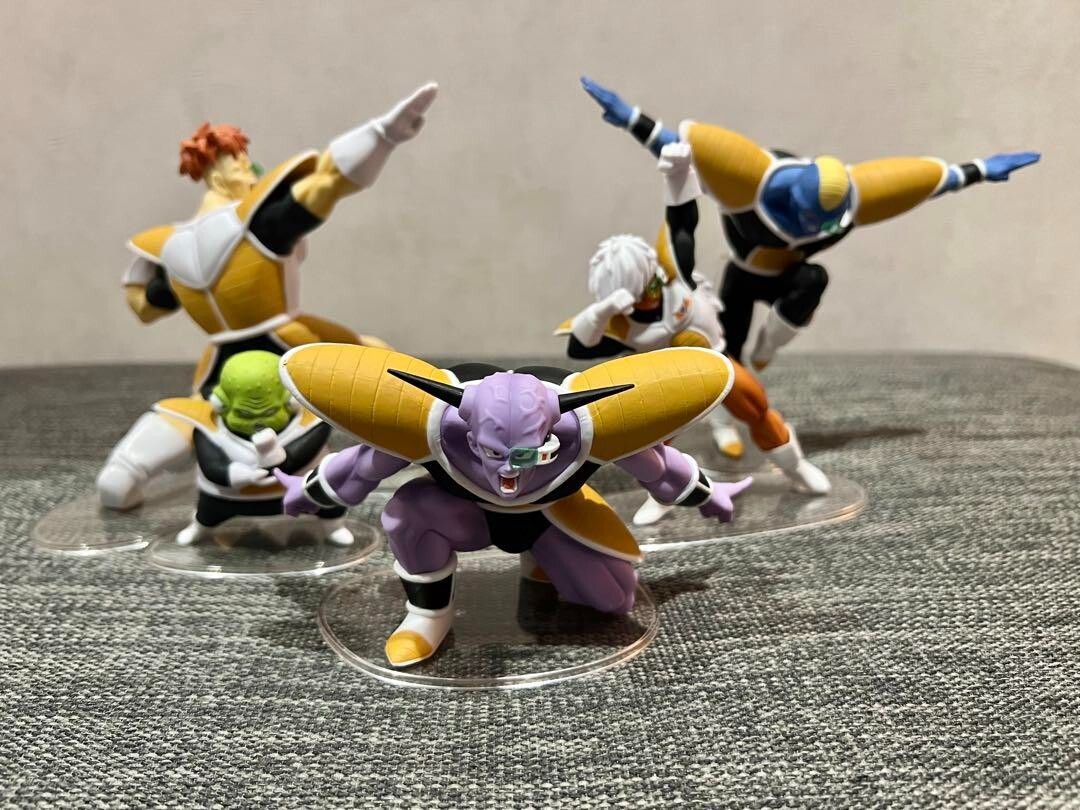 Figura Dragon Ball Vitrina Dramática Ginyu Fuerzas Especiales Recoome Jess Bata Lote