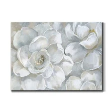 Wexford Home Floral Canvas Wall Art Print Decoration Multi Color Flower Paint...
