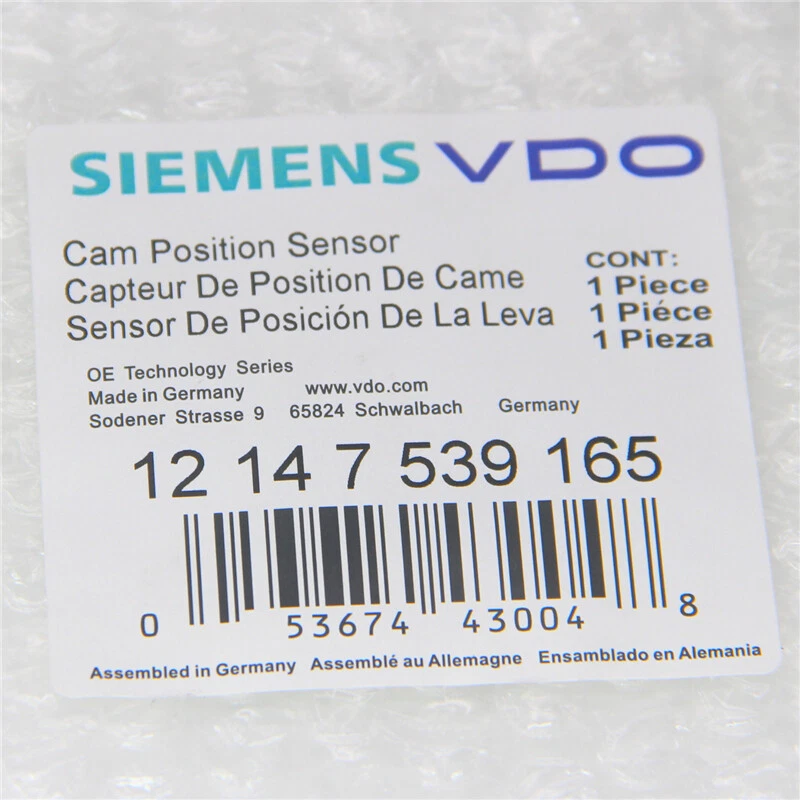Nuevo árbol de levas del motor 2 y 1 sensor de posición del cigüeñal para BMW 320I 2001-2005 Foto 4 de 4