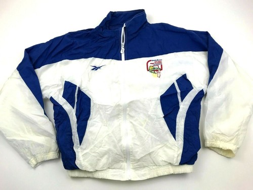 VINTAGE Reebok Jacket Size Large Blue 