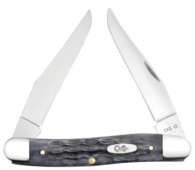 Case xx Knife Muskrat Pocket Worn Gray Bone 58418 Carbon Steel Pocket Knives