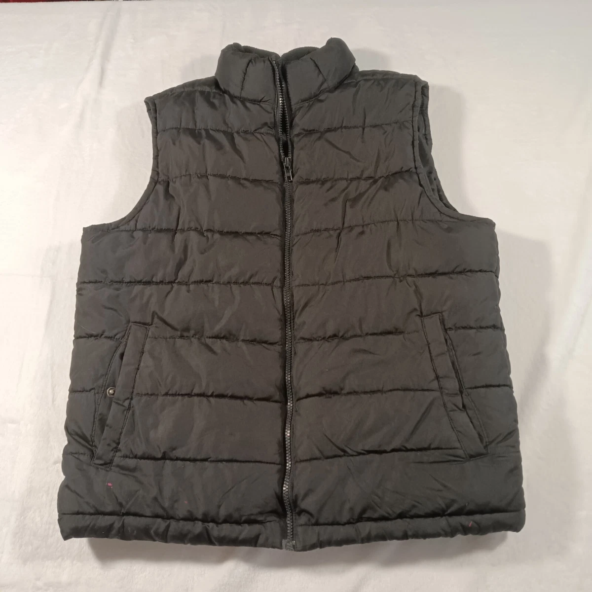 Gap Mens Size Small Warmest Vest Puffer True Black Vest Jacket