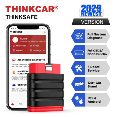 ThinkCar Thinksafe OBD2 Scanner Bluetooth Full Systems Scan Tool Car Diagnostic