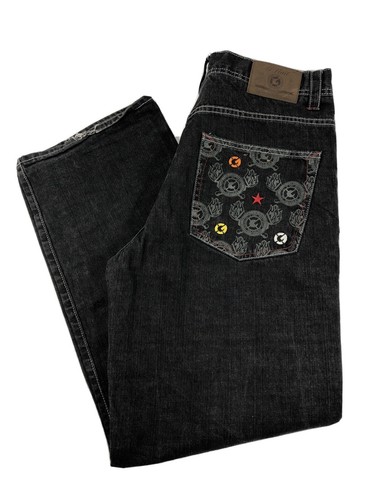 G Unit Mens Black Heavyweight Jeans 