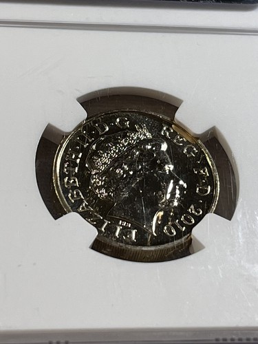 2010 Great Britain 1 Pound Graded MS 66 Deep Proof Like by NGC Belfast - Picture 7 of 8