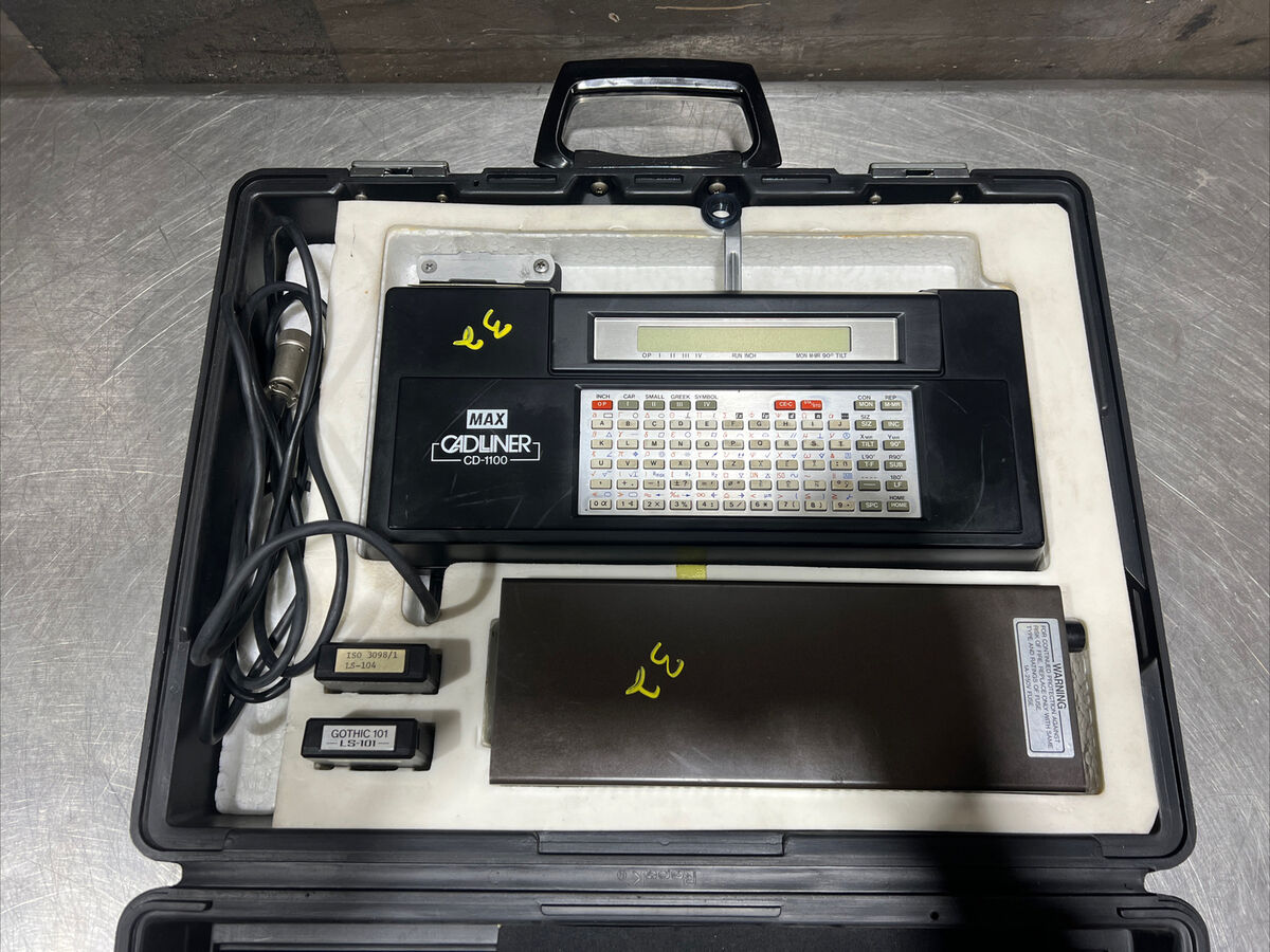 Max Cadliner CD-1100 Automatic Lettering Machine Drafting Max Cadliner CD-1100 Automatic Lettering Machine Drafting