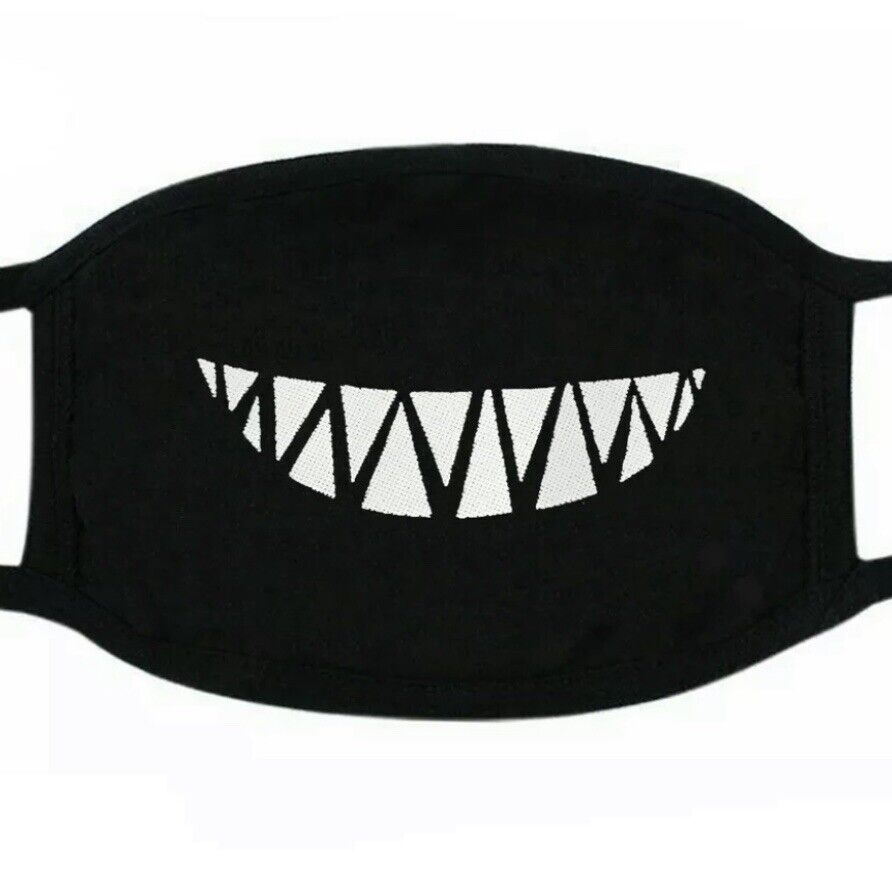 Kawaii Anime Manga Mouth Smile with Fang Mask for Sale by TenchiMasaki