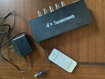 SDI 4X1 Switch 4 Channels SDI Signal to a SDI Signal Channel Support Full-Hd 