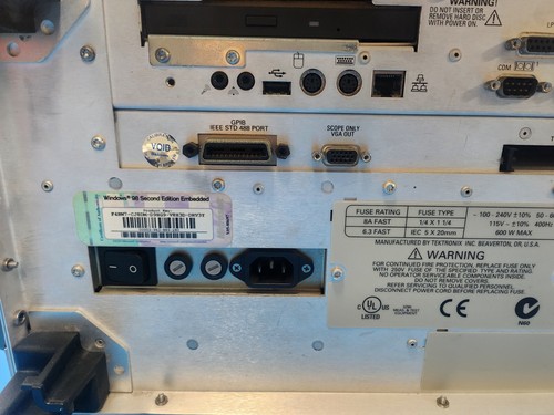 Tektronix TDS7054: Osciloscopio digital, 500 MHz, 4 canales, 5 GS/s (1162) - Imagen 6 de 6