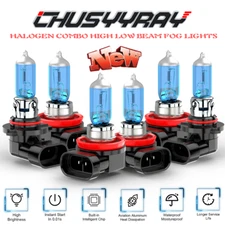 For Honda Pilot 2006-2018 Combo Halogen Headlight High Low Fog Light Bulbs Kit