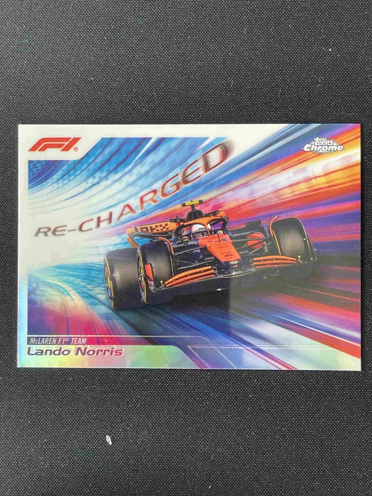 Lando Norris 2024 Topps Chrome Silver Refractor Formula 1 F1 #RECH-7