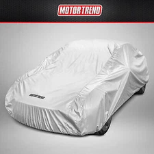 Motor Trend Car Cover Waterproof All Weather Season Protector Fits 157" w/ Lock