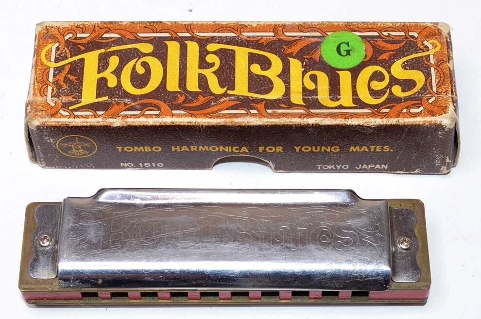 Vintage Folk Blues Tombo Harmonica Japan eBay