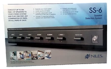 Niles Audio SS-6 Premium Home Speaker Room Selection System FG01040 NEW IN BOX