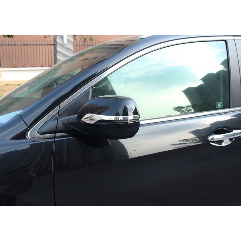 ABS For Honda CR-V CRV 2012-2016 Chrome Rearview Strip Side Mirror Cover Trim