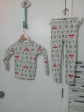Gap kids 5 Yrs 2 Pc Christmas Pajamas Long Sleeve Long Pants New No Tags
