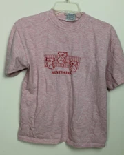 Austwin Austrailia Women's Pink Koala T-Shirt Size Small