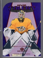 2023-24 Upper Deck MVP Colors and Contours Purple #MT36 Yaroslav Askarov 3/3