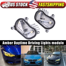 2x Amber Yellow CSL DRL Module For BMW F80 F82 M4 F32 F36 F86 LCI Adaptive Light