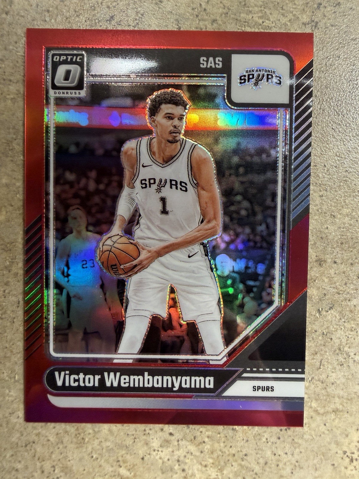 2024-25 Panini Donruss Optic - Victor Wembanyama #45 Red Prizm /99