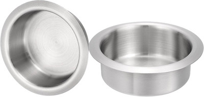 2 Pcs 201 Stainless Steel Drop-in Cup, 1.38'' x 4.2'' Drink Can Holder Poker Ta...