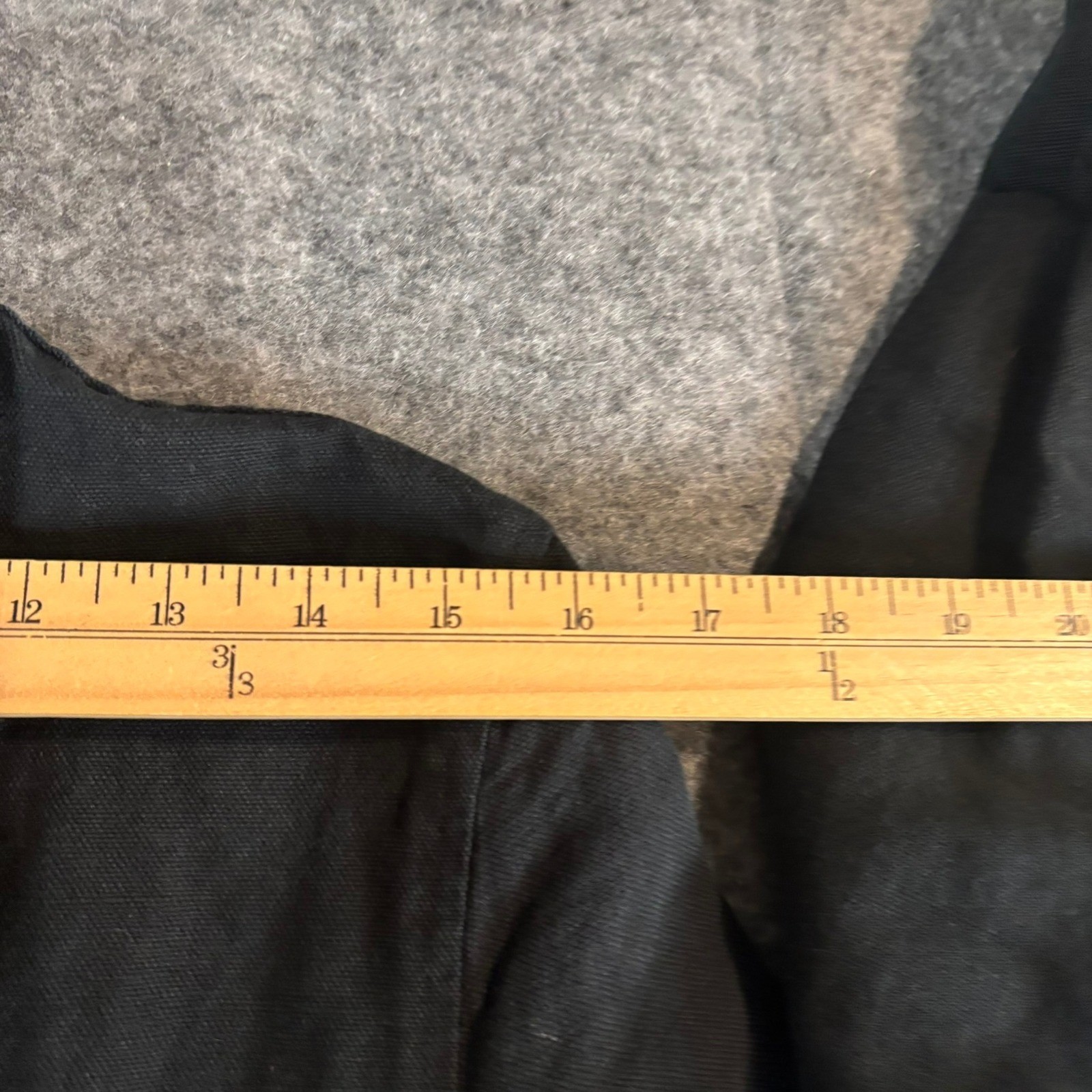 First Rite Black Work Jacket Small Chore Coat Lin… - image 6