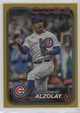 2024 Topps Series 1 Gold Foil Adbert Alzolay #129 16pn