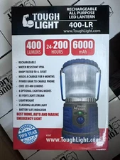 Tough Light Rechargeable LED Lantern, 400-LR Lumens LED Lantern