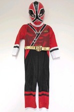Power Rangers Samurai Children's Fancy Dress Costume & Mask Age 5-6