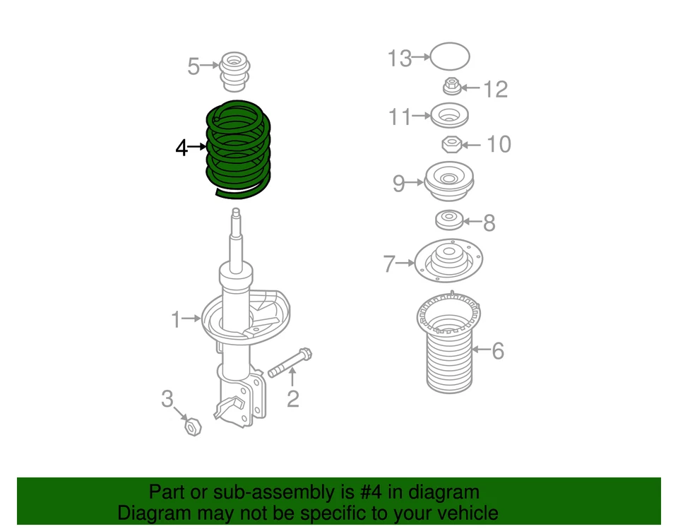 Muelle helicoidal GM 96535002 genuino Foto 3 de 3