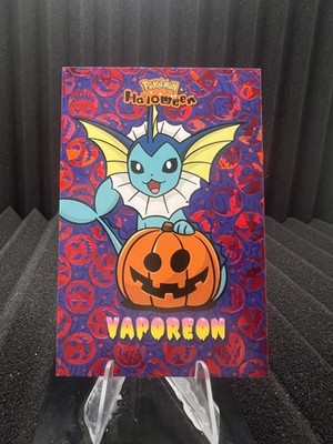 Vaporeon - Red Holo Box Hit - Halloween Card Database - Pokemon