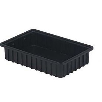 LEWISBins ESD-Safe Divider Box 16-1/2''L x 10-29/32''W x 3-1/2''H Lot of 4