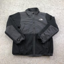 The North Face Jacket Girls XL 18 Black Fleece Full Zip Denali Outdoor Hiking