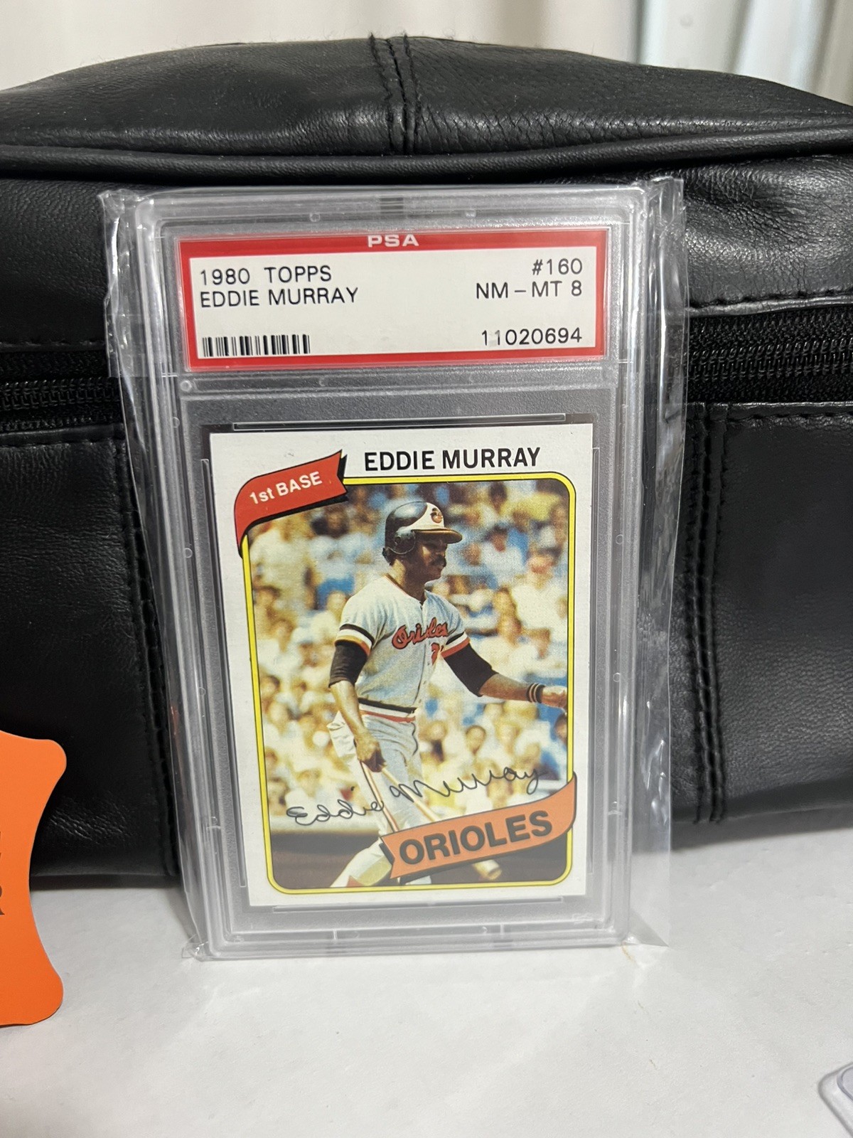 1980 TOPPS #160 EDDIE MURRAY PSA 8