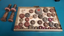 Large Lot Kwik Way Black Decker Baystate Valve Seat Grinding Stones 4 Arbors