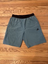 Adidas Aeroready Axis Men  s Primegreen Shorts Size Large