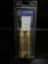 Western Enterprises FA-30 Flashback Arrestor Set Regulator Oxygen Fuel