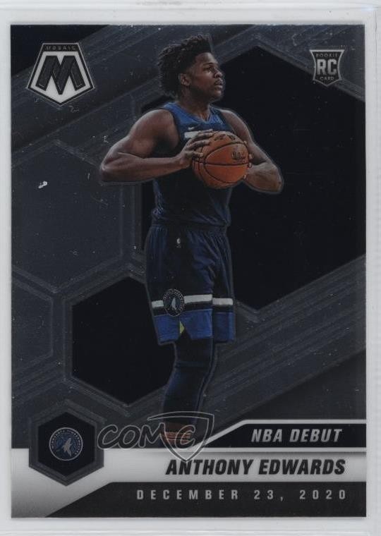 2020-21 Panini Mosaic NBA Debut Anthony Edwards #261 1hm6