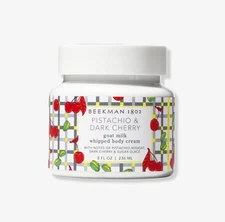 Beekman 1802 Goat Milk Whipped Body Cream Pistachio & Dark Cherry Scent (8.0 oz)