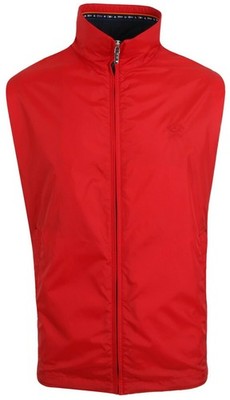 PAUL & SHARK YACHTING Men's Wind Vest Waistcoat Jacket Red L YACHTING COLLECTION