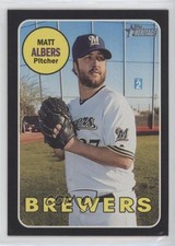 2018 Topps Heritage High Number Black Border /50 Matt Albers #601 8at