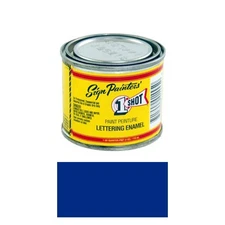 1/4 Pint 1 Shot 155L REFLEX BLUE Paint Lettering Enamel Pinstriping One Shot