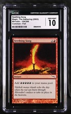 SEETHING SONG Mirrodin Foil CGC 10 MTG [Nostalgium]