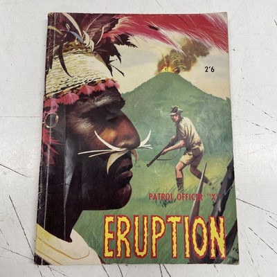 ORIGINAL RETRO Booklet Eruption Patrol Officer X Cafe Art Junk Journal Story