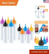 Squeeze Bottles - 10-Pack for Cookie Decorating & Culinary Precision