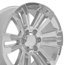 4pcs 5822 Chrome 20x9 Rep Wheels 6x139.7 Fits Chevy Gmc Cadillac