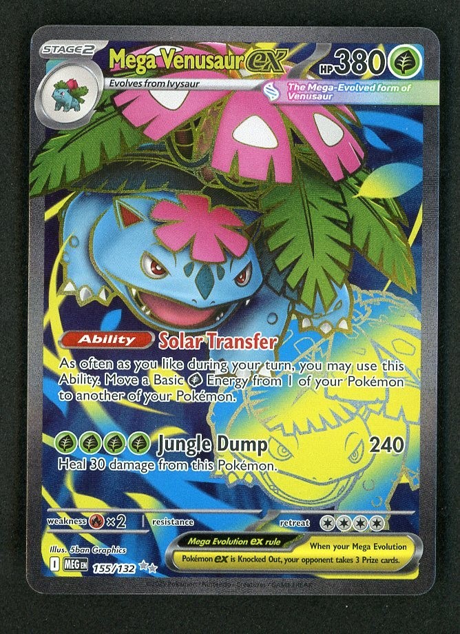 Mega Venusaur ex 155/132 Mega Evolution Pokemon